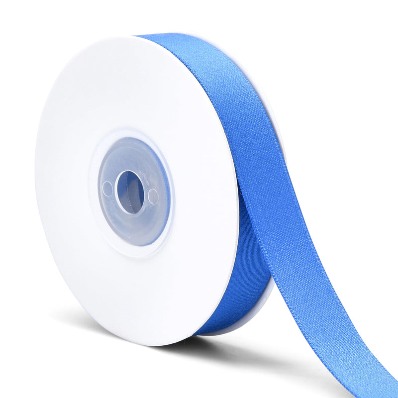 Satin Ribbons Blue (06 Inchx30ft) - Ideal For Diy, Craft, And Sewing Projects