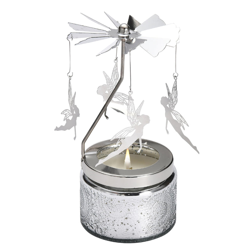 Candle W/ Wheel_1 Unit_ Silver