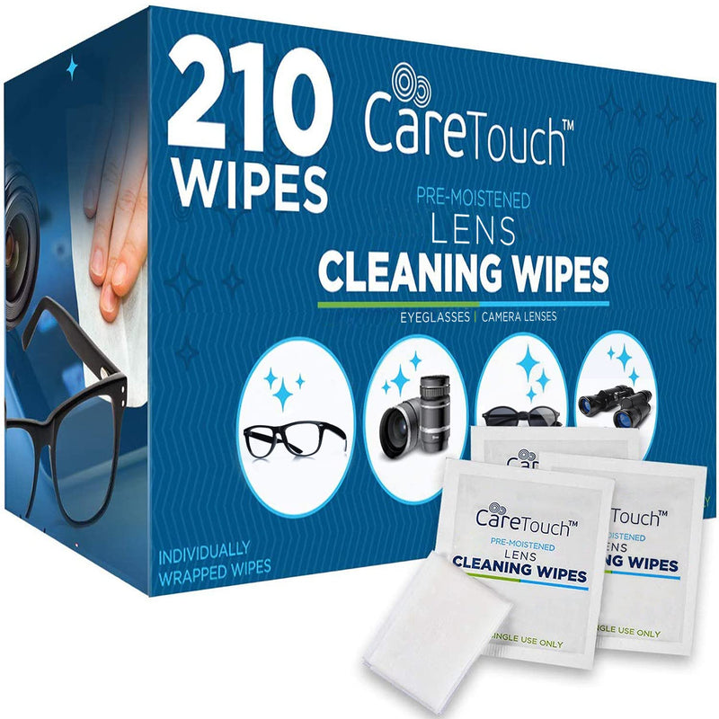 Lens Cleaning Wipes For Eyeglasses, 210ct - Individually Wrapped, Eye Glass