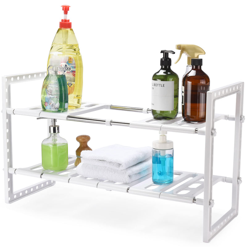 Under Sliding Cabinet Basket Organizer - Bathroom Under Sink Organizers