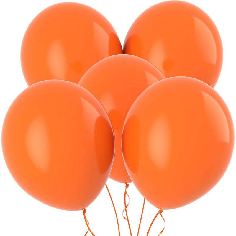 Orange Jumbo Balloons - 30 Extra Large 18 Inch Orange Balloons For Photo Shoot