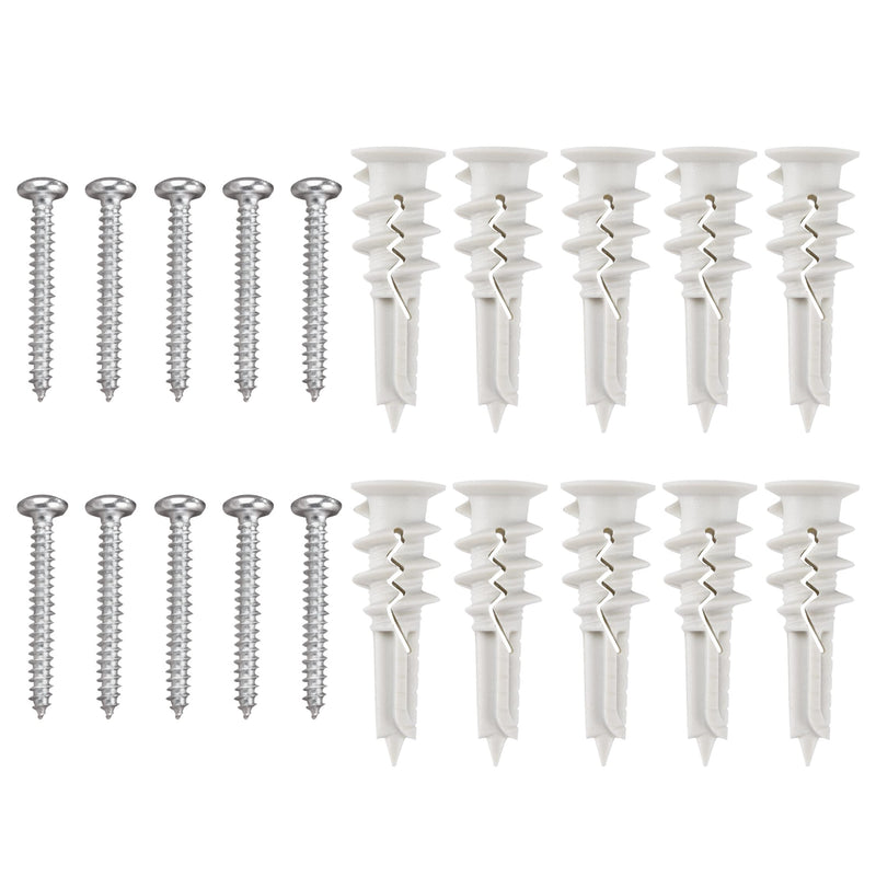 Self Drilling Drywall Anchors - Set Of 10 Heavy Duty Dry Wall Anchors