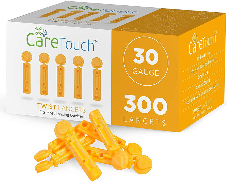 Lancets For Diabetes Testing - 30 Gauge Diabetic Lancets For Blood Testing