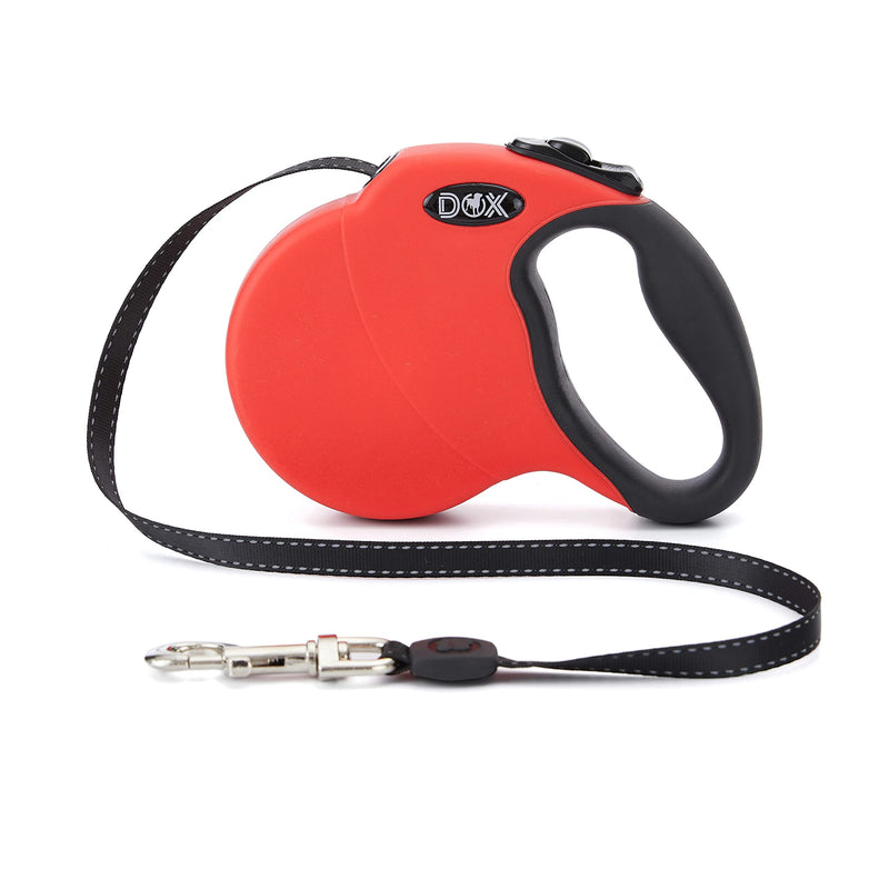 Retractable Dog Leash - Strong Reflective Nylon Strips With Break & Lock System