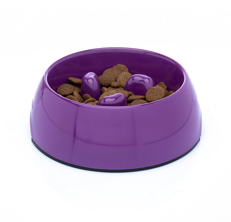 Slow Feeding Dog Bowl - Non Slip And Dishwasher Safe Melamine Dog Bowls That