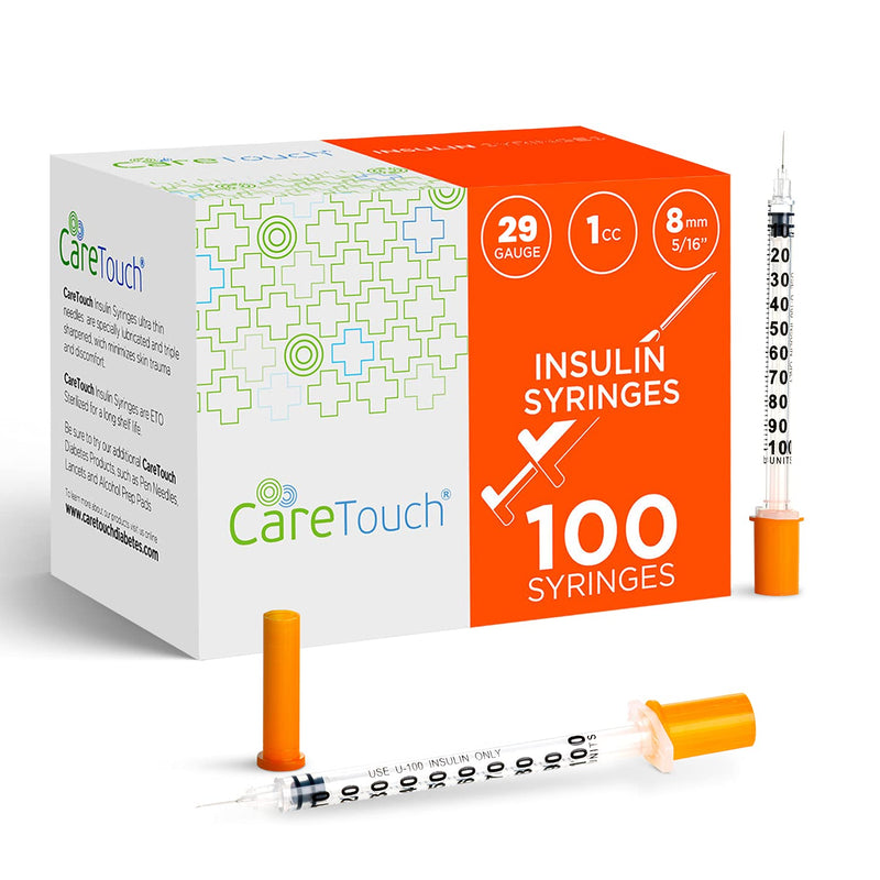 Insulin Syringes  29g 5/16" - 8 Mm 1 Cc