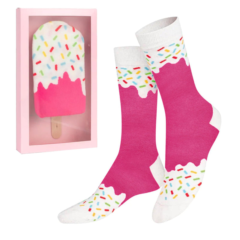 Adorable Ice Cream Socks For Women And Girls - Cute Dessert Designs For Ice