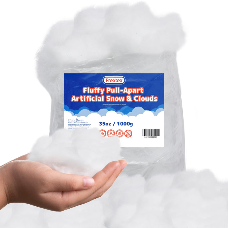 Pull-Apart Artificial Snow, 1000g/35oz - Fake Snow Decoration, Clouds For Room