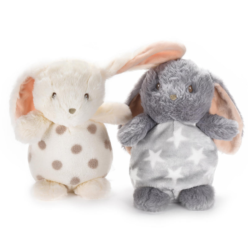 Bunny Stuffed Animal - Set Of 2 - Personalized Stuffed Bunny - Super