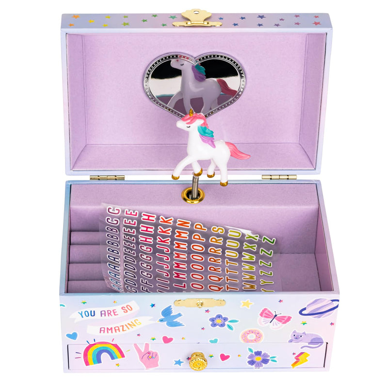 Musical Sticker Jewelry Box With 1 Pullout