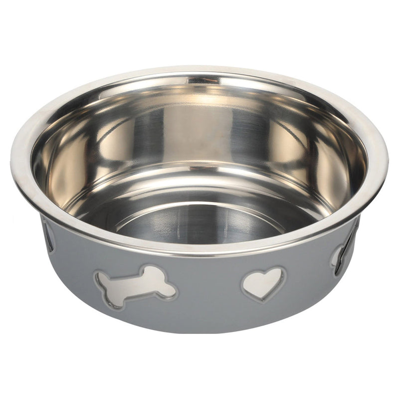 Extra Large Dog Bowl With Non-Slip Silicone Coating For Large Dogs, Xl Stainless