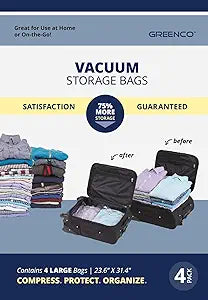 Vacuum Seal, Space Saver Storage Bags - Large- 4