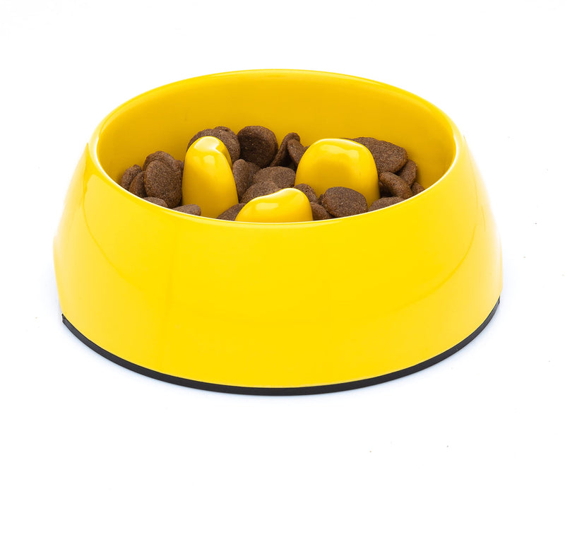 Slow Feeding Dog Bowl - Non Slip And Dishwasher Safe Melamine Dog Bowls That