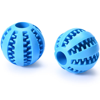 Interactive Dog Chew Toy Ball - Bite-Resistant Dog Treat Ball Dispenser Feeder