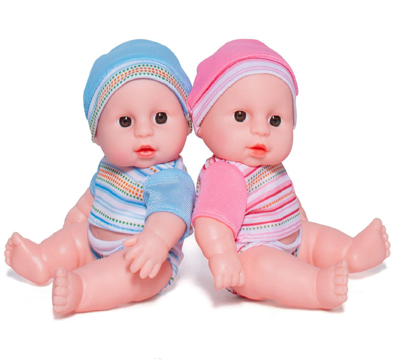 Mini Twin Dolls Set - 75 Inch Cute Baby Twins Dolls Boy And Girl Set - Baby Doll