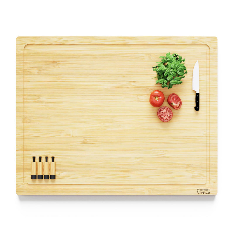 Stovetop Cover Bamboo Cutting Board  Premium, Sustainable, Expands