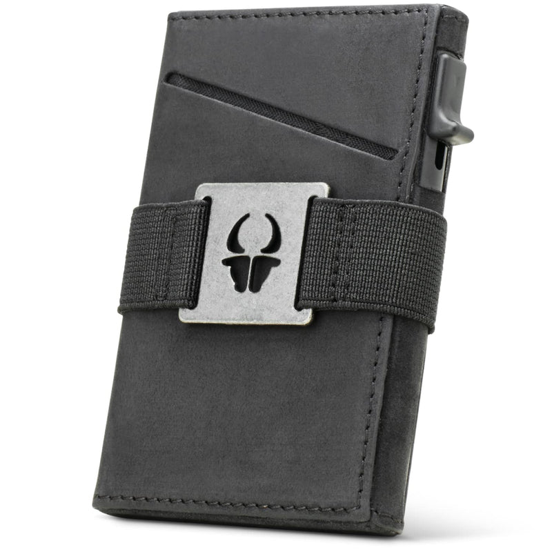 Minimalist Leather Wallet For Men - Slim Wallet With Rfid Blocking Protection