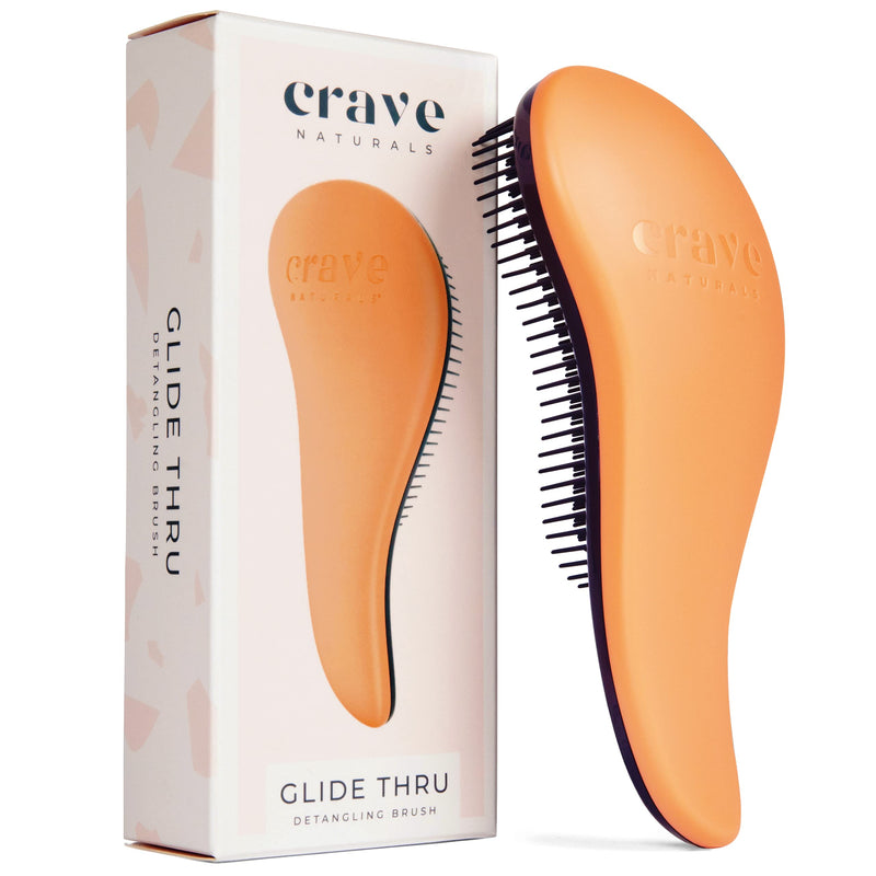 Glide Thru Detangling Hair Brush For Adults & Kids Hair - Detangler Brush