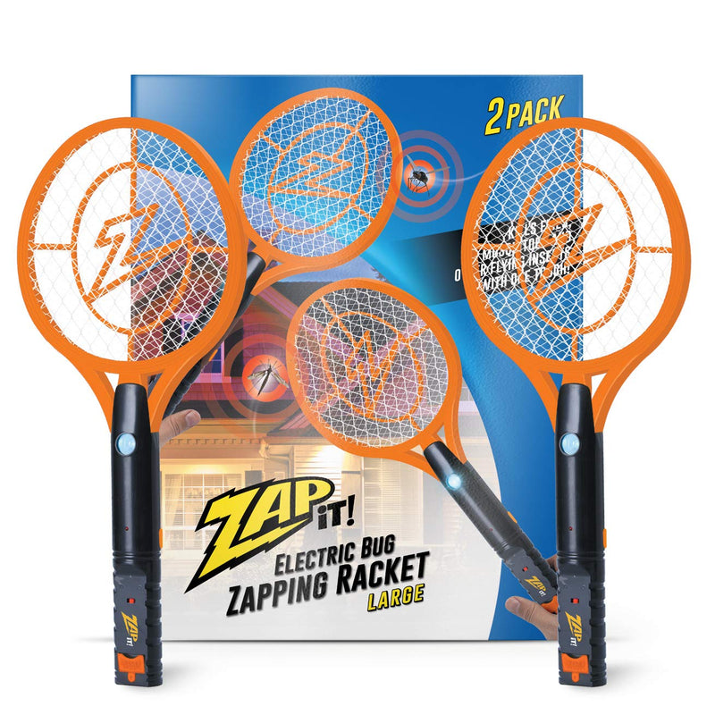 Electric Fly Swatter Racket & Mosquito Zapper - High Duty 4,000 Volt Electric