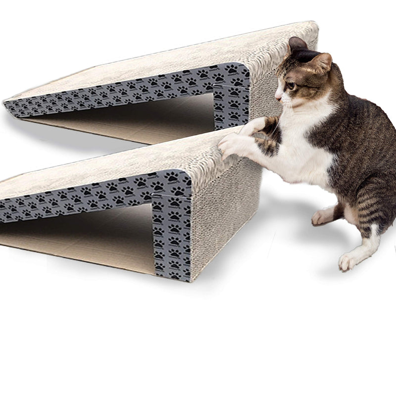 Cat Scratch Ramps (2 Ramps For One Price) - Foldable For Travel And Easy Storage