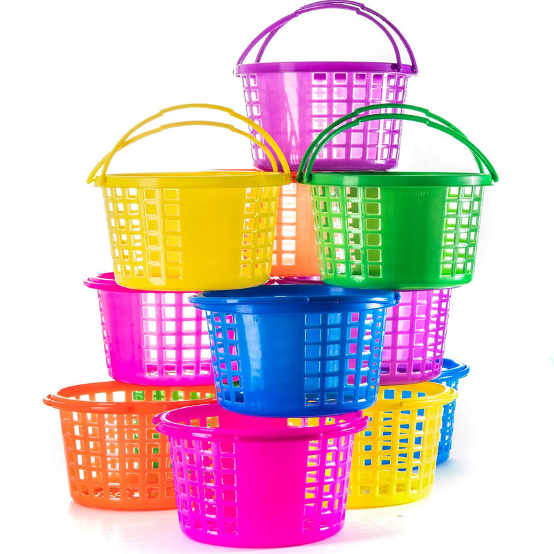 Easter Eggs Basket Great For Easter Egg Hunts And Easter Eggs - Festival Plastic