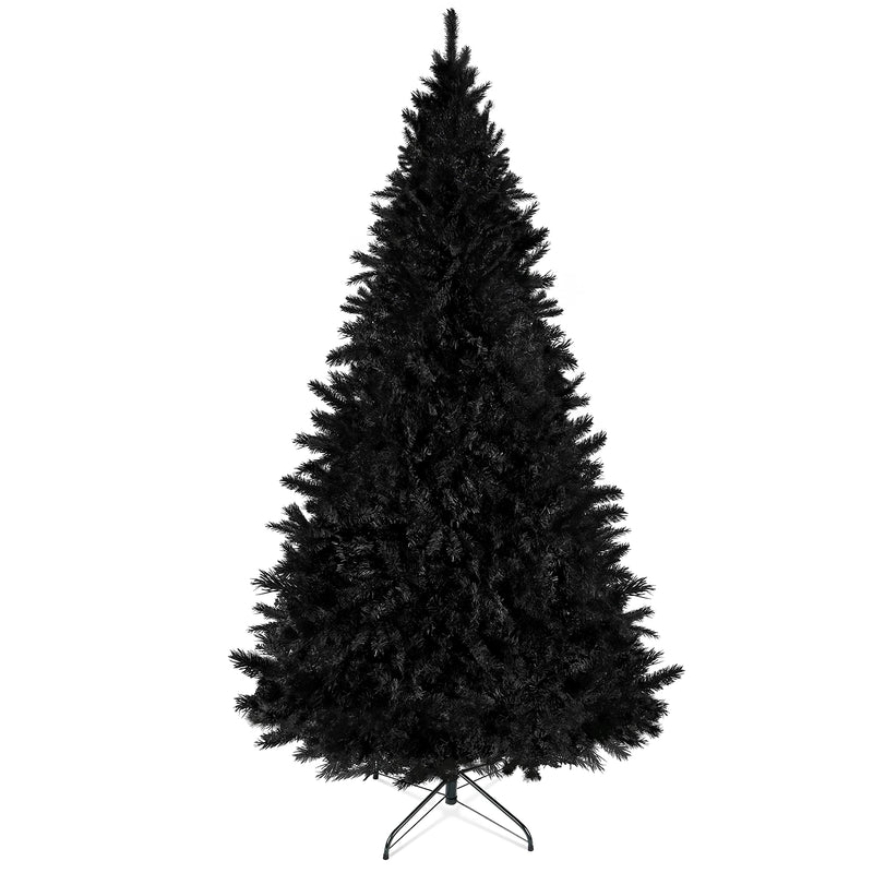 Black Christmas Tree 6ft - Artificial Spruce Hinged Pink Christmas Tree