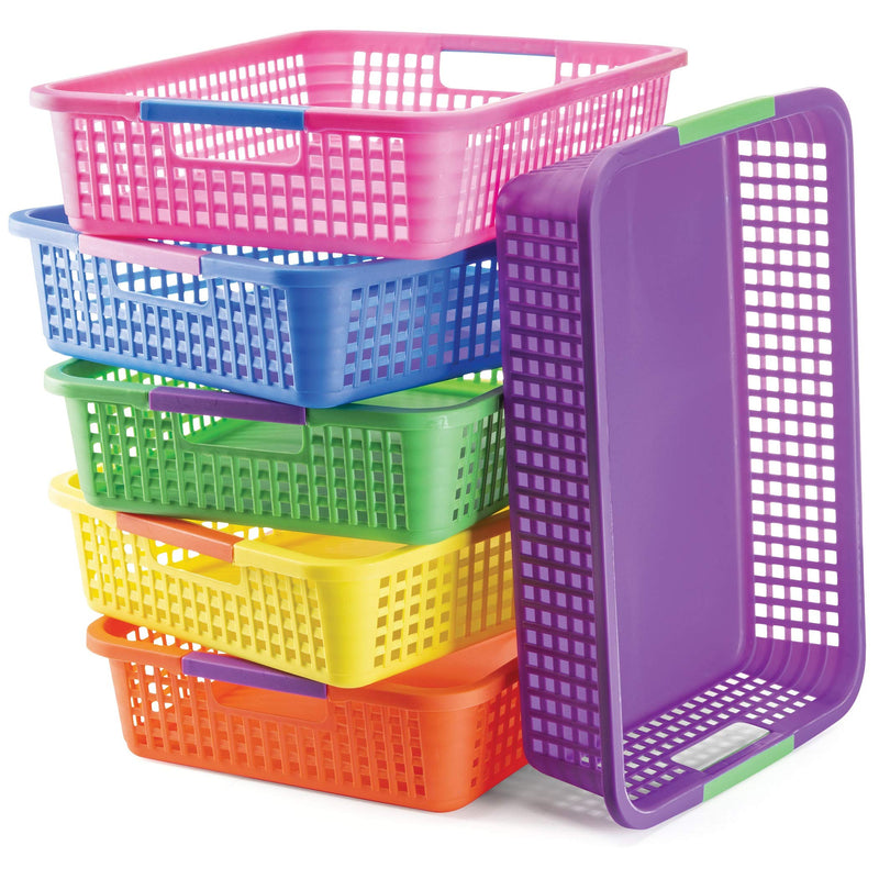 Classroom Storage Baskets For Papers, Crayons, Pencils, And Toy - Storage