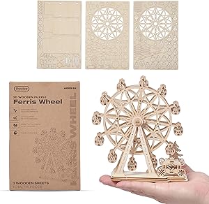 3d Wooden Puzzle Ferris