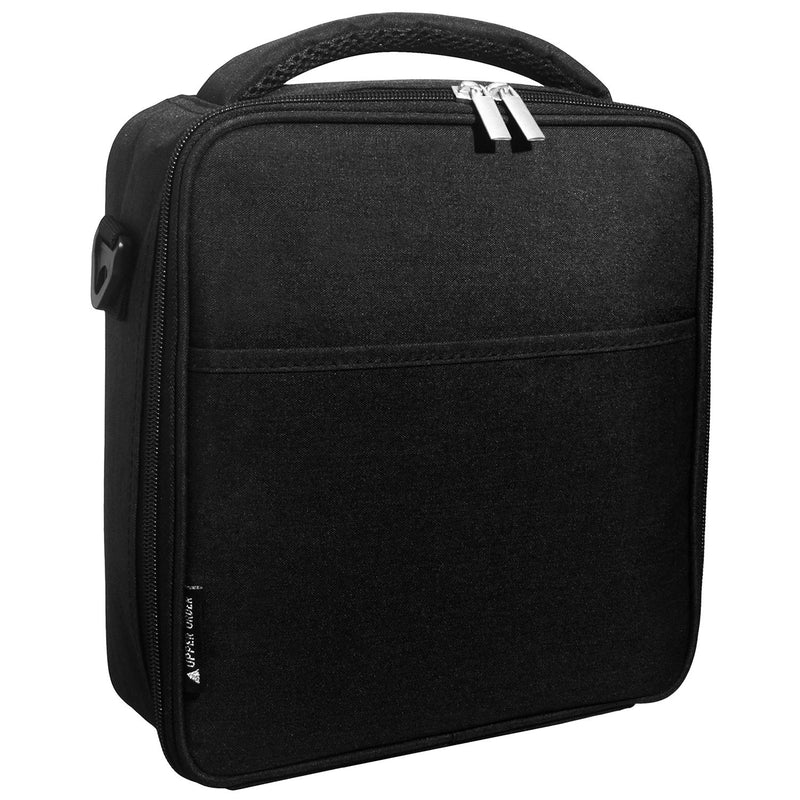 Reusable Insulated Lunch Box For Men And Women (Black) Durable Leakproof