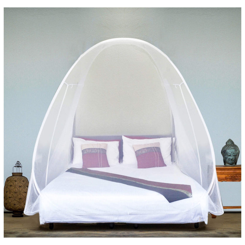 Luxury Mosquito Net Pop Up Tent, Large - For Twin To Queen Size Bed Tent