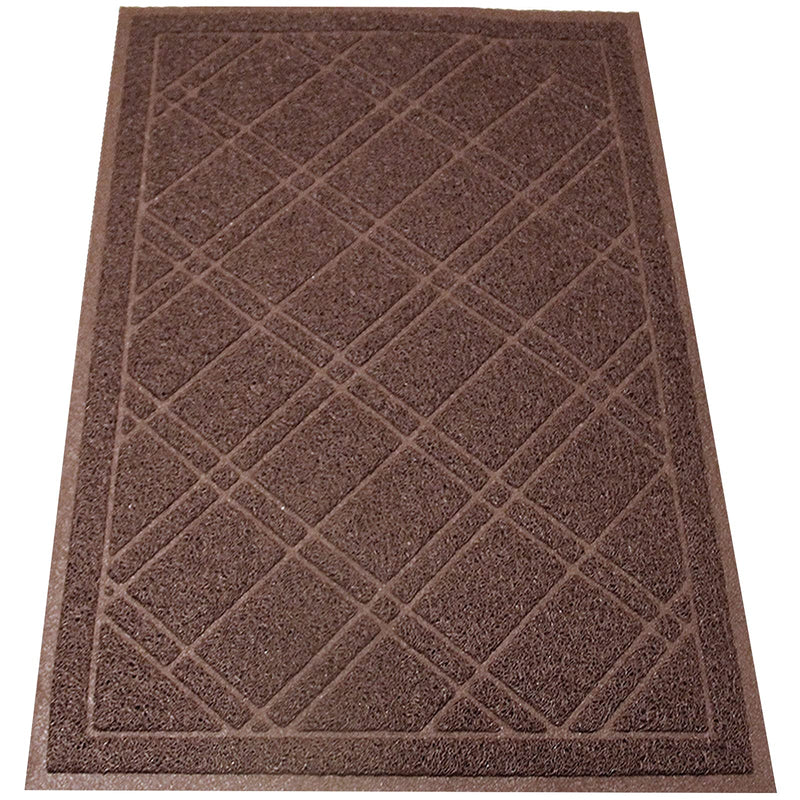 Universal Door Mat  Plaid Design Size 35 X 23  Anti Slip, Durable