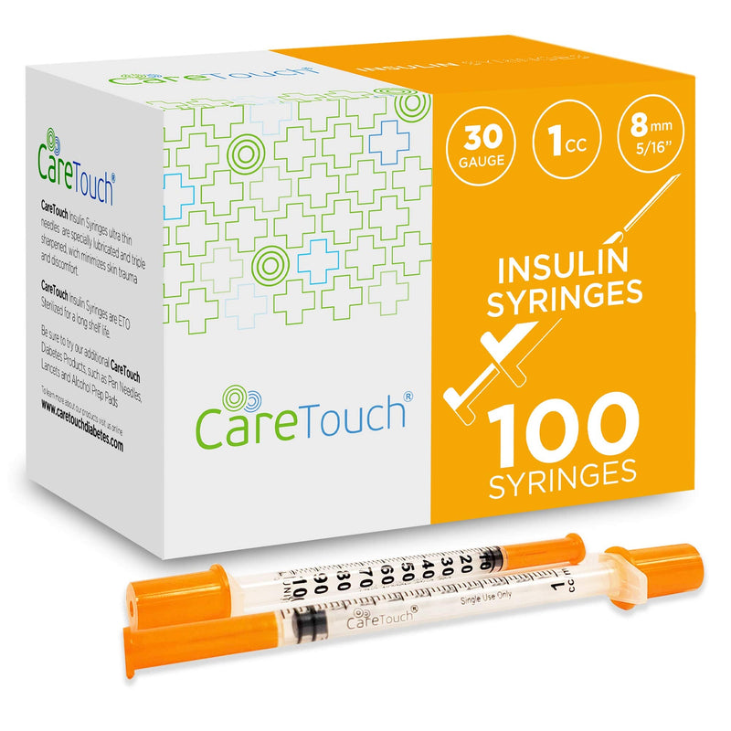 Insulin Syringes  30g 5/16" - 8 Mm 1 Cc