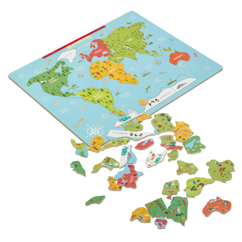 Magnetic World Map