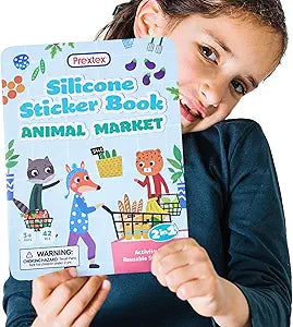 Silicone Sticker Book Grocery