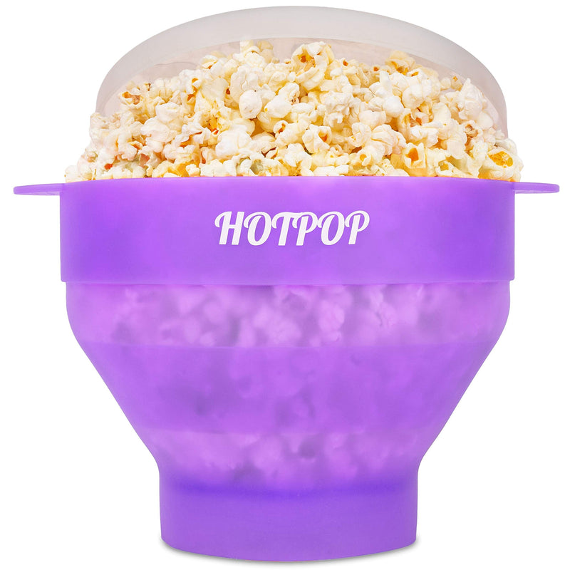 The Original  Microwave Popcorn Popper, Silicone Popcorn Maker, Collapsible Bowl