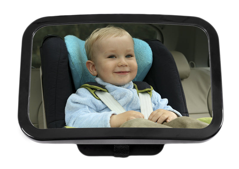 Rear Facing Back Seat Baby View Car Mirror - Large And Crystal Clear Sharp View