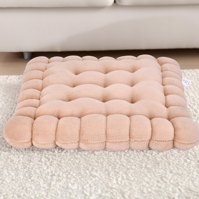 Biscuit Cushion - Biscuit-Shaped Floor Cushions - Yoga Biscuit Pillow