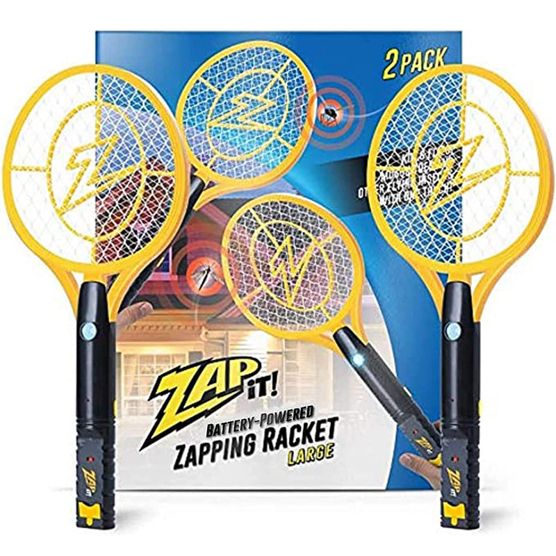 Zap It Bug Zapper Battery Powered (2xaa Included) Bug Zapper Racket, 3,500 Volt,