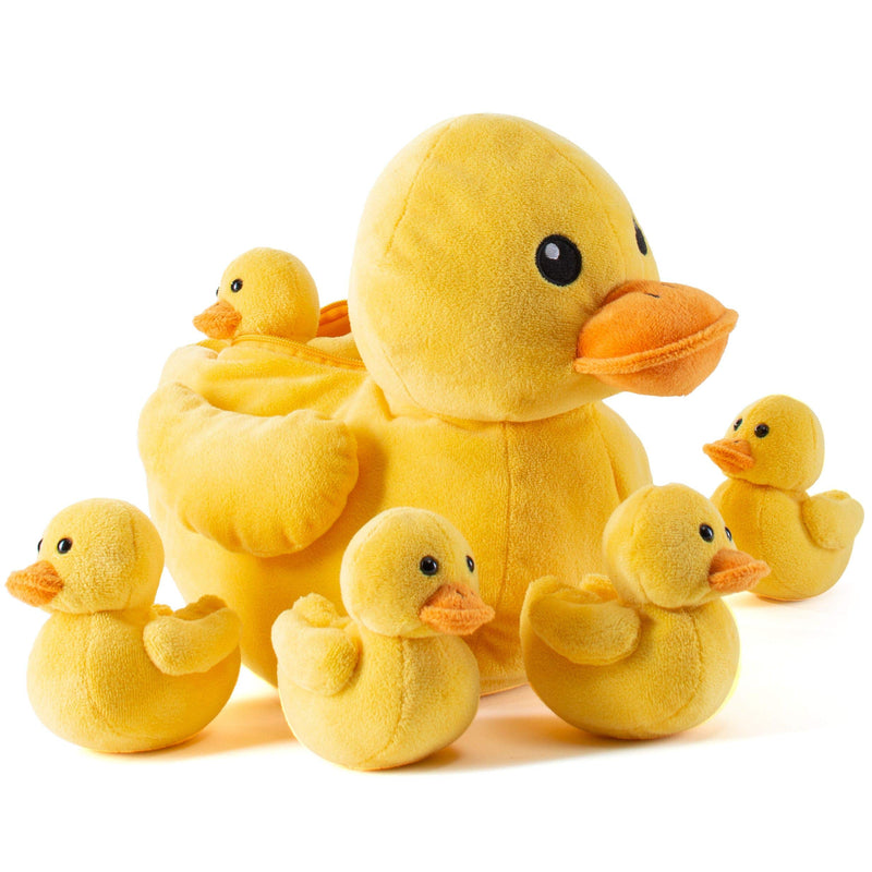 Plush Duck Toys Stuffed Animal With 5 Ducks Baby Stuffed Animals - Big Duck