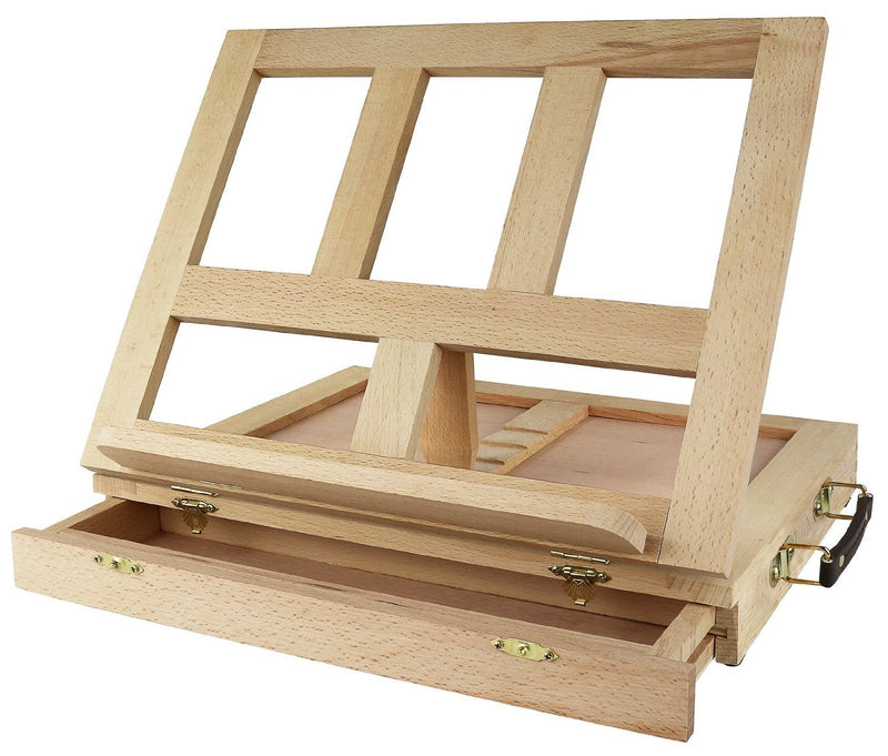 Beech-Wood Portable Art Desk Easel And Book Stand