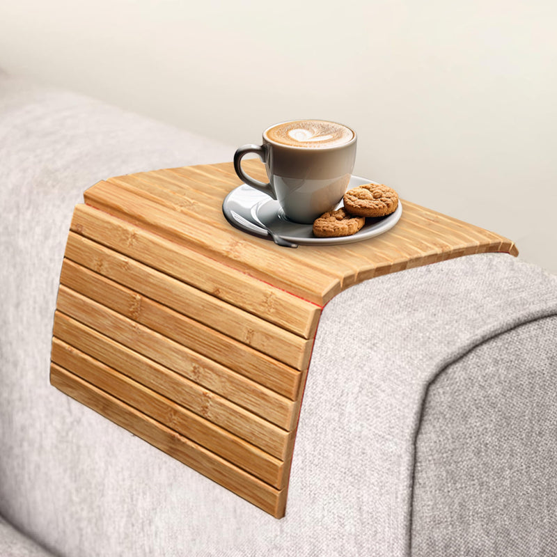 Bamboo Couch Arm Tray - 118 X 157 X 047 Inches Sofa Armrest Tray Table