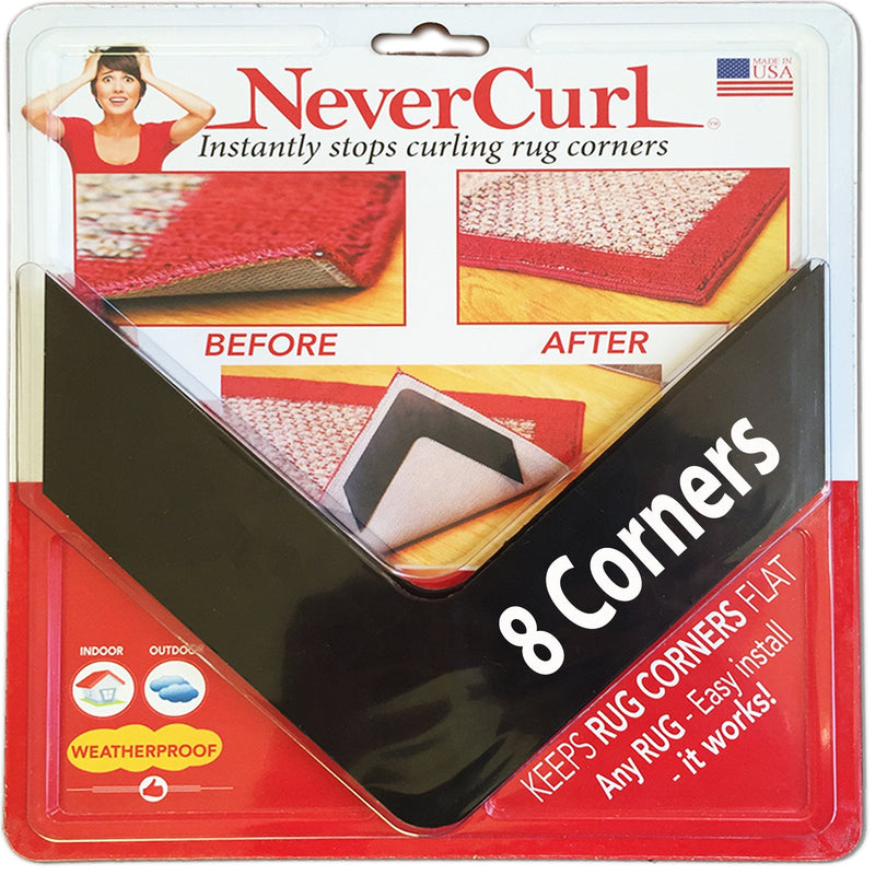 Nevercurl Best V Shape Design Rug Corner Gripper To Instantly Stop Rug Corner