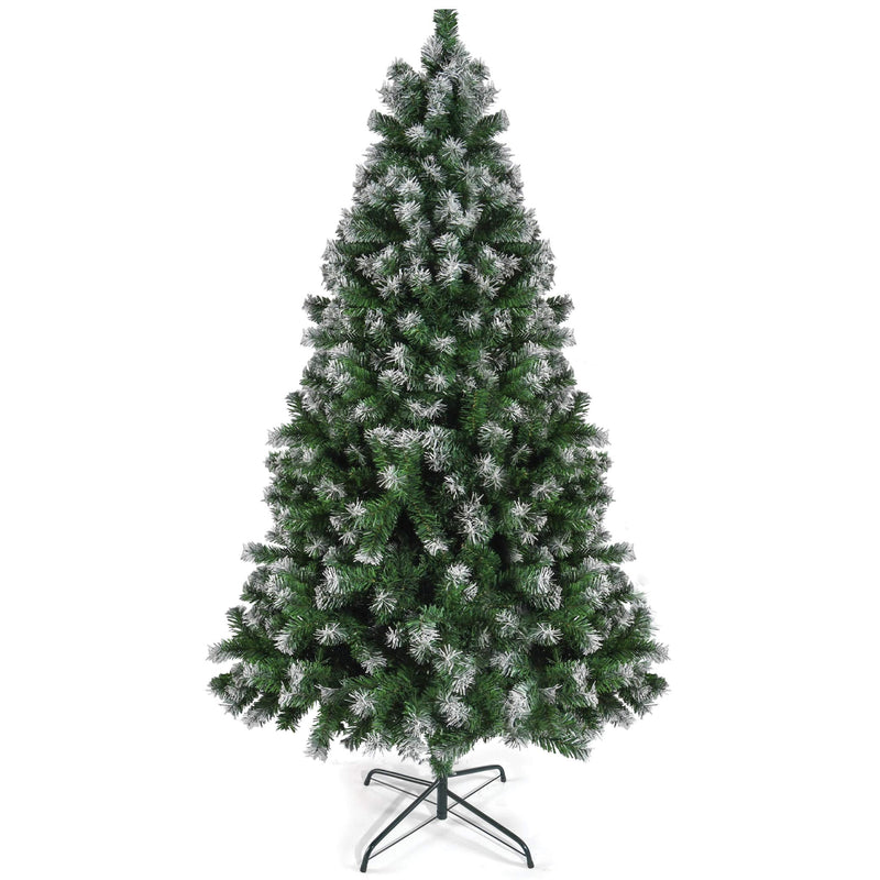 6 Ft Artificial Christmas Tree - Flocked Christmas Tree - 6ft Frosted