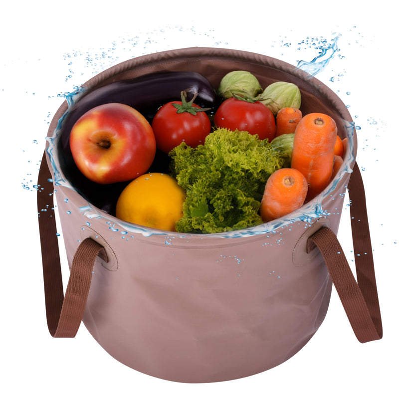 Portable Outdoor Camping Sink Basket, 98" X 129" - Collapsible Bucket - Folding