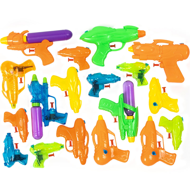 Water Gun Set - 18 Pieces Of Water Shooters And Water Blasters  Water Guns Bulk