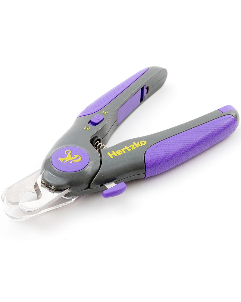 Dog Nail Clippers With Led Light For Large & Medium Dogs - Violet Cat Nail