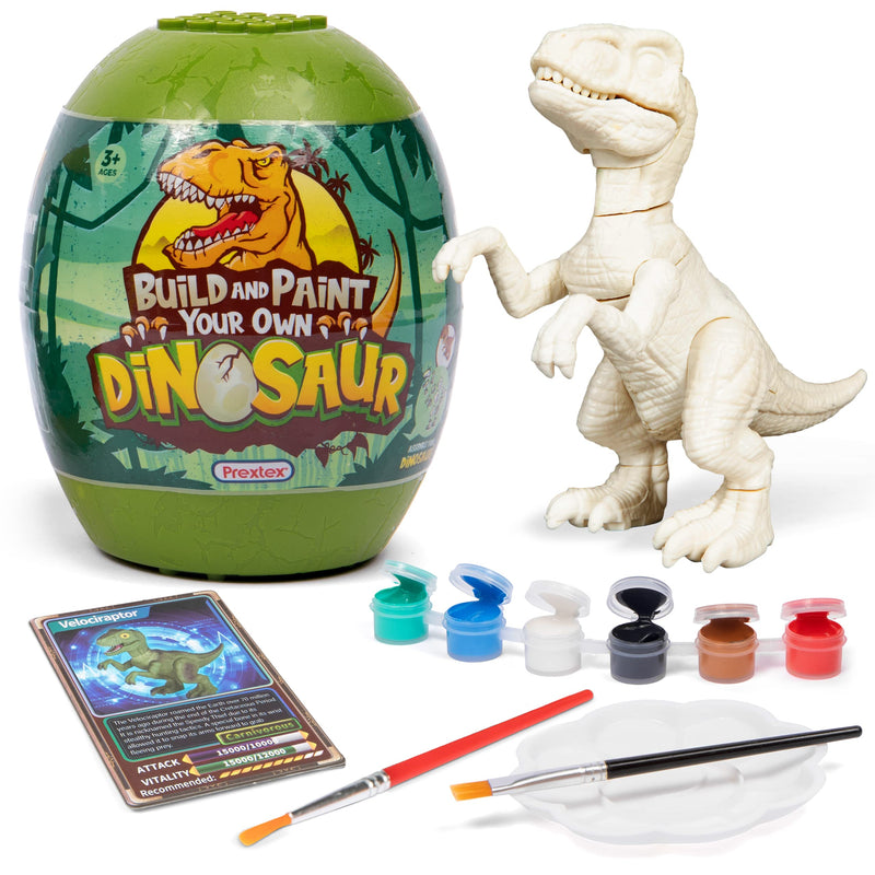 Build & Paint Your Own Dino Kit, 1 Pack - Collectible Dinosaur Toy, Surprise