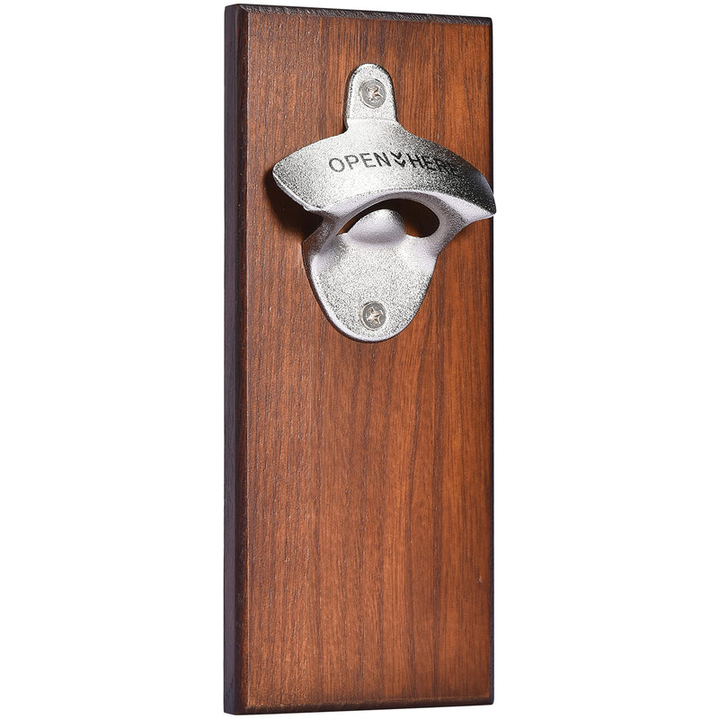 Wall Mount Bottle Opener - 787" X 275" X 055" Portable Mountable Beer Opener