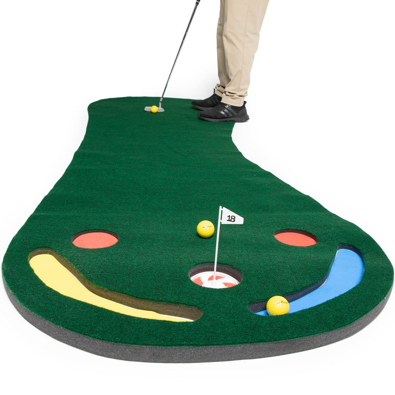 Golf Putting Green Mat - 9ft X 3ft - Putting Mat For Outdoor And Indoor Use -