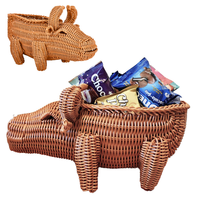 - Wicker Basket - Wicker Baskets For Storage - Hyacinth Baskets - Wicker